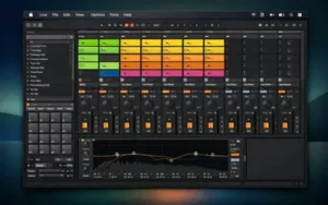 Ableton Live 12.3.2 Session View on Mac
